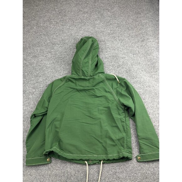 Toad&Co Forester Jacket Womens S Green Hooded Snap Zip Pockets Drawstring Coat - Picture 7 of 7